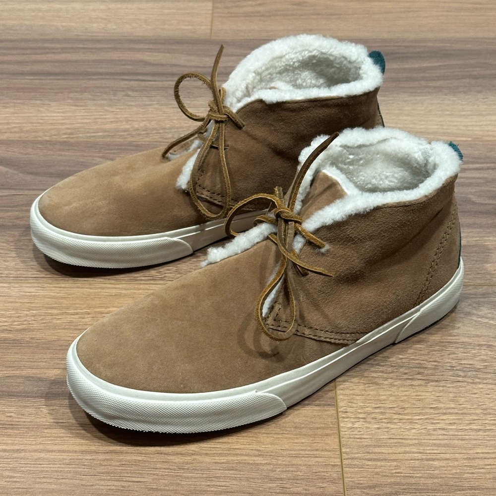 Vans X The North Face Desert Chukka MTE LX Boots in Toast Tan/White Size 11